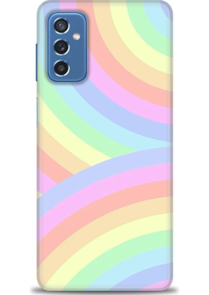 Samsung Galaxy M52 5g Hd Baskılı Kılıf + Seramik Tam Kaplayan Ekran Koruyucu 425