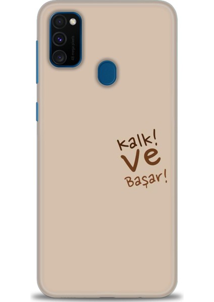 Samsung Galaxy M21 Hd Baskılı Kılıf + Seramik Tam Kaplayan Ekran Koruyucu 168