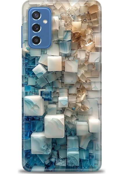 Samsung Galaxy M52 5g Hd Baskılı Kılıf + Seramik Tam Kaplayan Ekran Koruyucu 326
