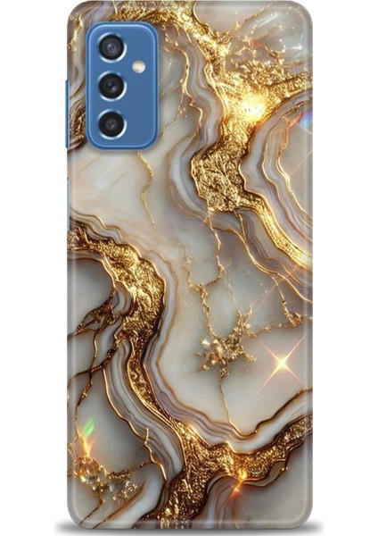 Samsung Galaxy M52 5g Hd Baskılı Kılıf + Seramik Tam Kaplayan Ekran Koruyucu 313