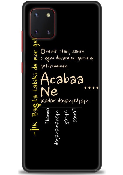 Samsung Galaxy Note 10 Lite Hd Baskılı Kılıf + Seramik Tam Kaplayan Ekran Koruyucu 393