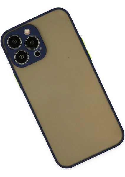 Apple iPhone 13 Pro Kılıf Montreal Silikon Kapak - Lacivert Zrnet
