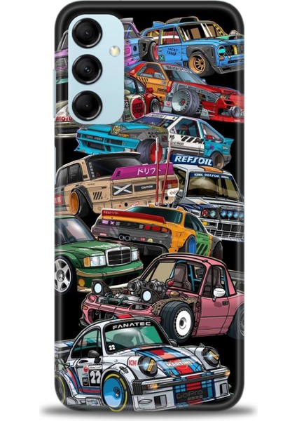 Samsung Galaxy M14 5g Hd Baskılı Kılıf + Seramik Tam Kaplayan Ekran Koruyucu 481