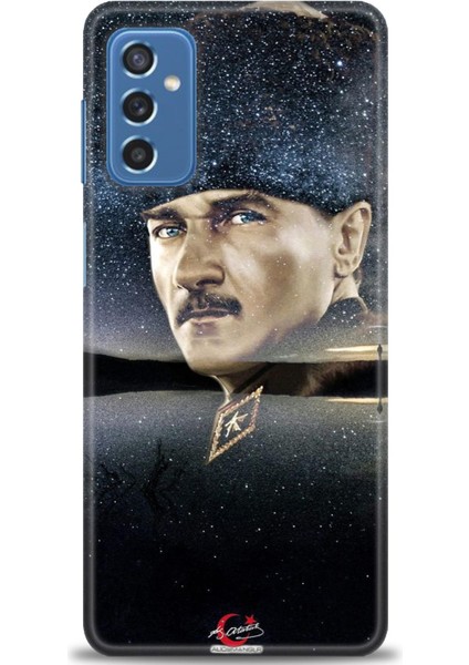 Samsung Galaxy M52 5g Hd Baskılı Kılıf + Seramik Tam Kaplayan Ekran Koruyucu 24