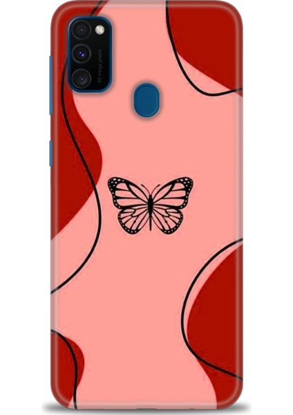 Samsung Galaxy M21 Hd Baskılı Kılıf + Seramik Tam Kaplayan Ekran Koruyucu 189