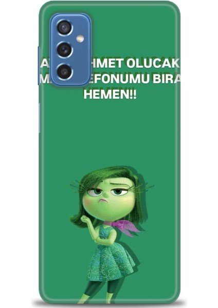 Samsung Galaxy M52 5g Hd Baskılı Kılıf + Seramik Tam Kaplayan Ekran Koruyucu 154