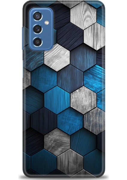Samsung Galaxy M52 5g Hd Baskılı Kılıf + Seramik Tam Kaplayan Ekran Koruyucu 323