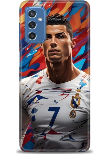 Samsung Galaxy M52 5g Hd Baskılı Kılıf + Seramik Tam Kaplayan Ekran Koruyucu 6