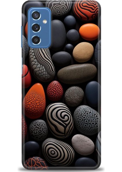 Samsung Galaxy M52 5g Hd Baskılı Kılıf + Seramik Tam Kaplayan Ekran Koruyucu 344