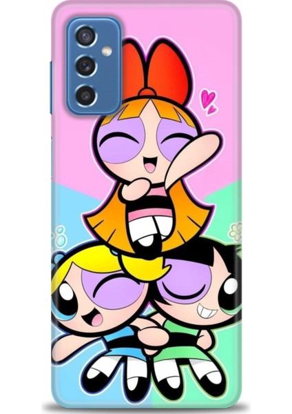 Samsung Galaxy M52 5g Hd Baskılı Kılıf + Seramik Tam Kaplayan Ekran Koruyucu 130