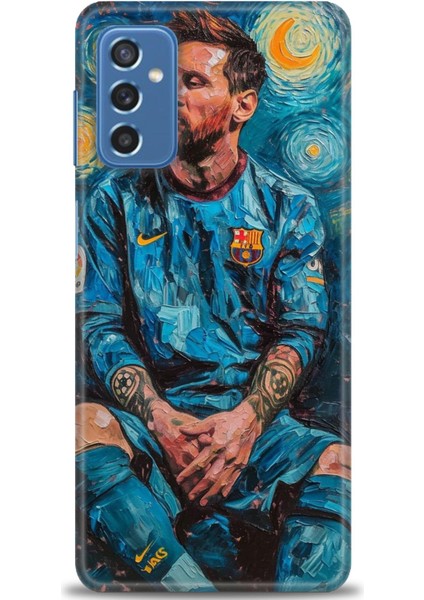 Samsung Galaxy M52 5g Hd Baskılı Kılıf + Seramik Tam Kaplayan Ekran Koruyucu 12