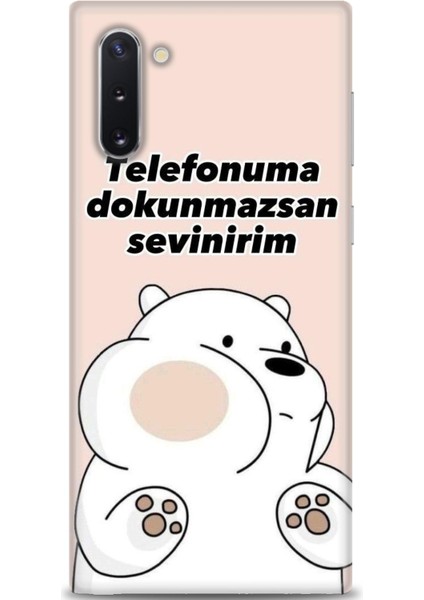 Samsung Galaxy Note 10 Hd Baskılı Kılıf + Seramik Tam Kaplayan Ekran Koruyucu 158