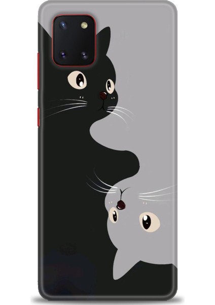 Samsung Galaxy Note 10 Lite Hd Baskılı Kılıf + Seramik Tam Kaplayan Ekran Koruyucu 67