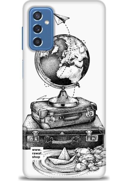 Samsung Galaxy M52 5g Hd Baskılı Kılıf + Seramik Tam Kaplayan Ekran Koruyucu 83