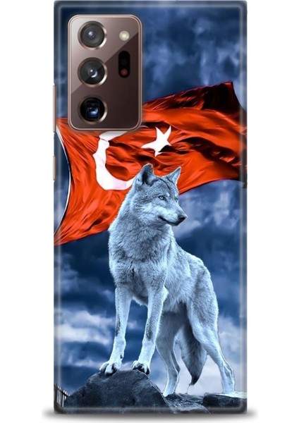 Samsung Galaxy Note 20 Ultra Hd Baskılı Kılıf + Seramik Tam Kaplayan Ekran Koruyucu 36