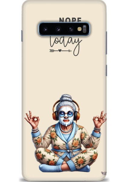 Samsung Galaxy S10 Plus Hd Baskılı Kılıf + Seramik Tam Kaplayan Ekran Koruyucu 42