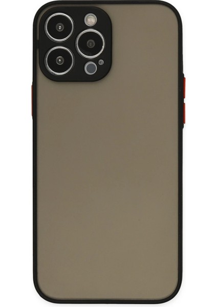 Apple iPhone 13 Pro Kılıf Montreal Silikon Kapak - Siyah Zrnet