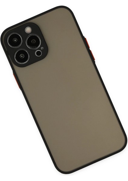 Apple iPhone 13 Pro Kılıf Montreal Silikon Kapak - Siyah Zrnet