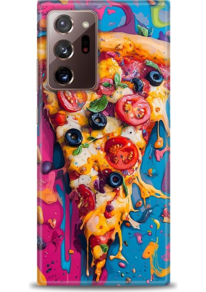 Samsung Galaxy Note 20 Ultra Hd Baskılı Kılıf + Seramik Tam Kaplayan Ekran Koruyucu 450
