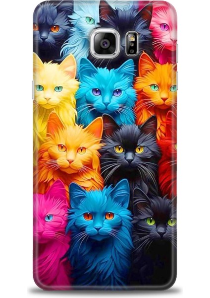 Samsung Galaxy Note 5 Hd Baskılı Kılıf + Seramik Tam Kaplayan Ekran Koruyucu 70