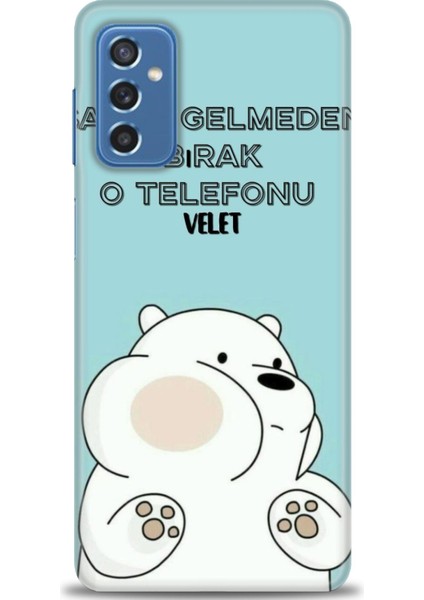Samsung Galaxy M52 5g Hd Baskılı Kılıf + Seramik Tam Kaplayan Ekran Koruyucu 160