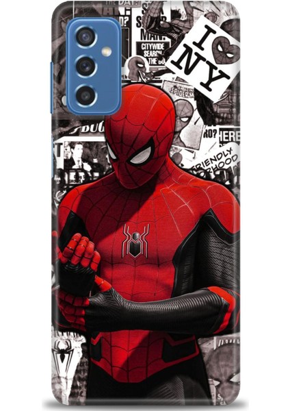 Samsung Galaxy M52 5g Hd Baskılı Kılıf + Seramik Tam Kaplayan Ekran Koruyucu 95