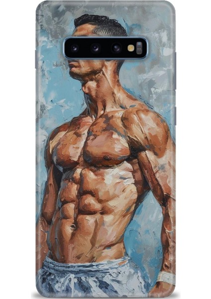 Samsung Galaxy S10 Plus Hd Baskılı Kılıf + Seramik Tam Kaplayan Ekran Koruyucu 4
