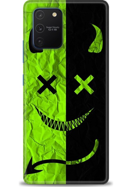 Samsung Galaxy S10 Lite Hd Baskılı Kılıf + Seramik Tam Kaplayan Ekran Koruyucu 360