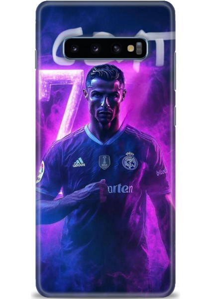 Samsung Galaxy S10 Plus Hd Baskılı Kılıf + Seramik Tam Kaplayan Ekran Koruyucu 9
