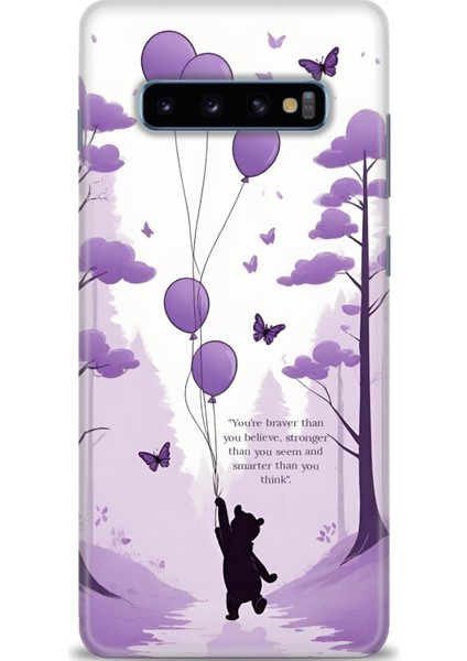 Samsung Galaxy S10 Plus Hd Baskılı Kılıf + Seramik Tam Kaplayan Ekran Koruyucu 54