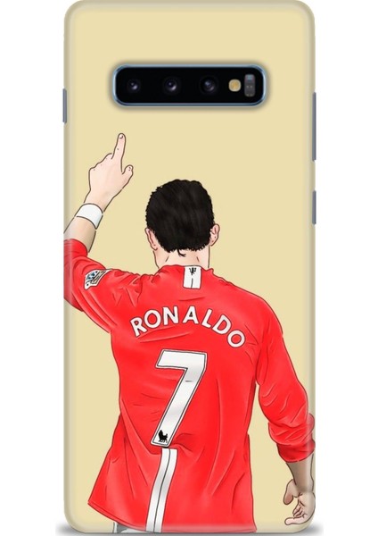 Samsung Galaxy S10 Plus Hd Baskılı Kılıf + Seramik Tam Kaplayan Ekran Koruyucu 3