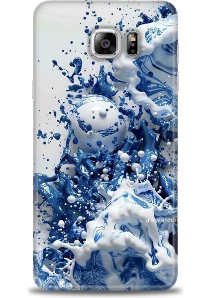 Samsung Galaxy Note 5 Hd Baskılı Kılıf + Seramik Tam Kaplayan Ekran Koruyucu 327