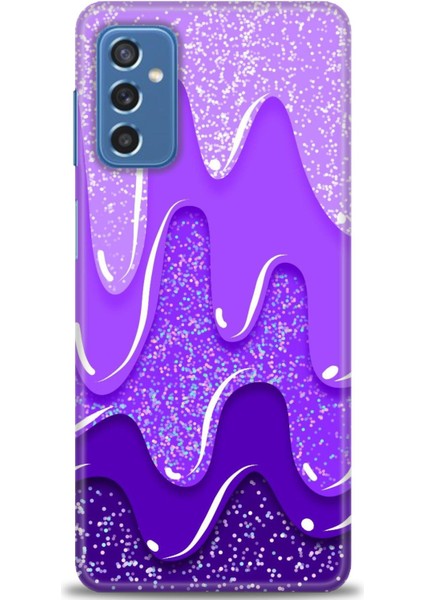 Samsung Galaxy M52 5g Hd Baskılı Kılıf + Seramik Tam Kaplayan Ekran Koruyucu 421