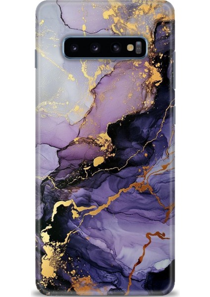 Samsung Galaxy S10 Plus Hd Baskılı Kılıf + Seramik Tam Kaplayan Ekran Koruyucu 315