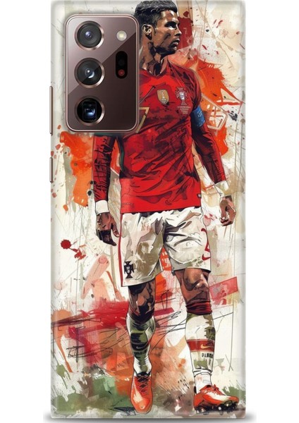 Samsung Galaxy Note 20 Hd Baskılı Kılıf + Seramik Tam Kaplayan Ekran Koruyucu 2