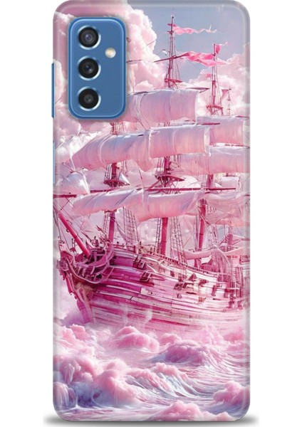 Samsung Galaxy M52 5g Hd Baskılı Kılıf + Seramik Tam Kaplayan Ekran Koruyucu 238