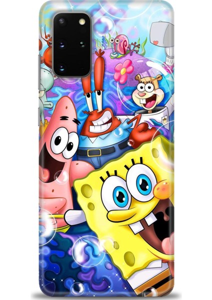 Samsung Galaxy S20 Plus Hd Baskılı Kılıf + Seramik Tam Kaplayan Ekran Koruyucu 455