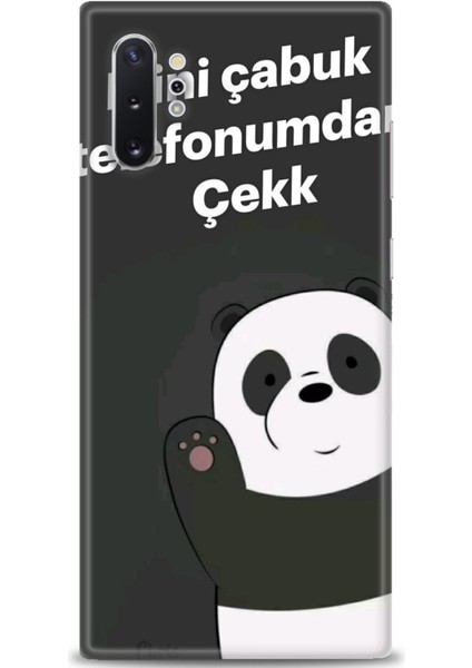 Samsung Galaxy Note 10 Plus Hd Baskılı Kılıf + Seramik Tam Kaplayan Ekran Koruyucu 156