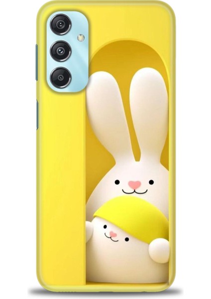 Samsung Galaxy M34 5g Hd Baskılı Kılıf + Seramik Tam Kaplayan Ekran Koruyucu 72