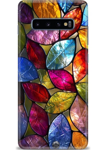 Samsung Galaxy S10 Plus Hd Baskılı Kılıf + Seramik Tam Kaplayan Ekran Koruyucu 339