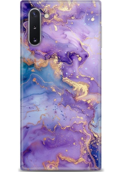 Samsung Galaxy Note 10 Hd Baskılı Kılıf + Seramik Tam Kaplayan Ekran Koruyucu 311