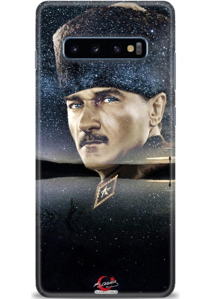 Samsung Galaxy S10 Plus Hd Baskılı Kılıf + Seramik Tam Kaplayan Ekran Koruyucu 24