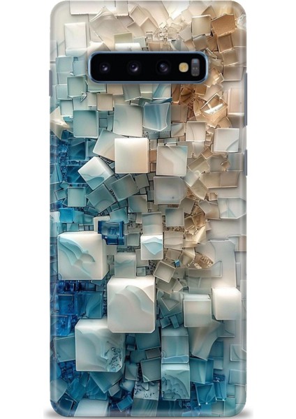 Samsung Galaxy S10 Plus Hd Baskılı Kılıf + Seramik Tam Kaplayan Ekran Koruyucu 326