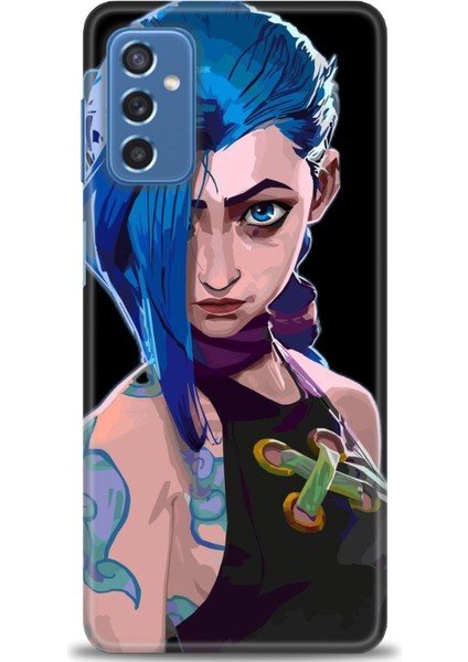 Samsung Galaxy M52 5g Hd Baskılı Kılıf + Seramik Tam Kaplayan Ekran Koruyucu 271