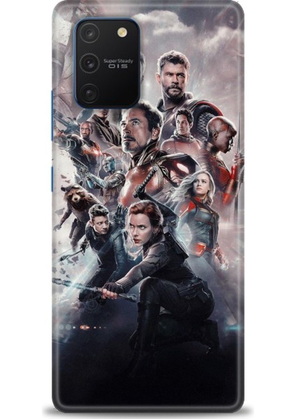 Samsung Galaxy S10 Lite Hd Baskılı Kılıf + Seramik Tam Kaplayan Ekran Koruyucu 99