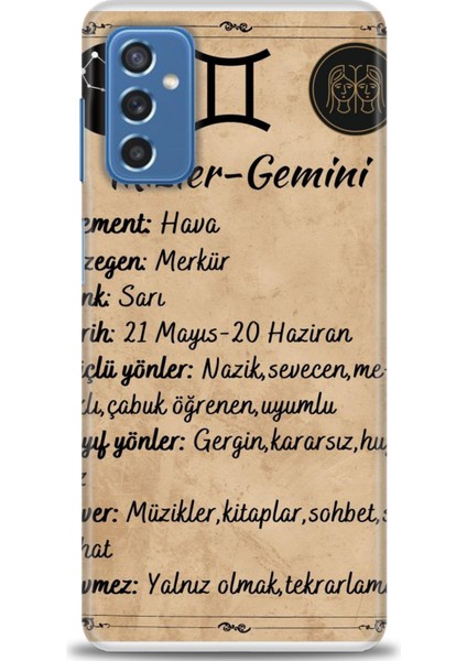 Samsung Galaxy M52 5g Hd Baskılı Kılıf + Seramik Tam Kaplayan Ekran Koruyucu 471