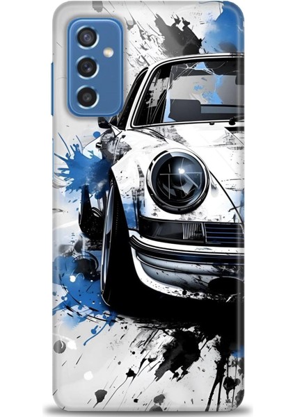Samsung Galaxy M52 5g Hd Baskılı Kılıf + Seramik Tam Kaplayan Ekran Koruyucu 487