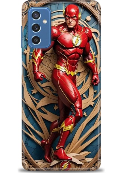 Samsung Galaxy M52 5g Hd Baskılı Kılıf + Seramik Tam Kaplayan Ekran Koruyucu 92