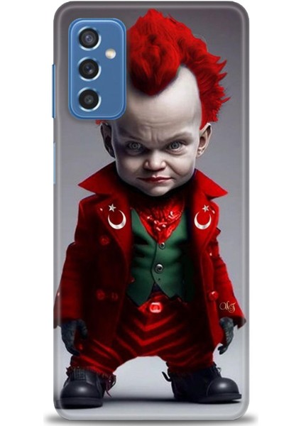 Samsung Galaxy M52 5g Hd Baskılı Kılıf + Seramik Tam Kaplayan Ekran Koruyucu 248