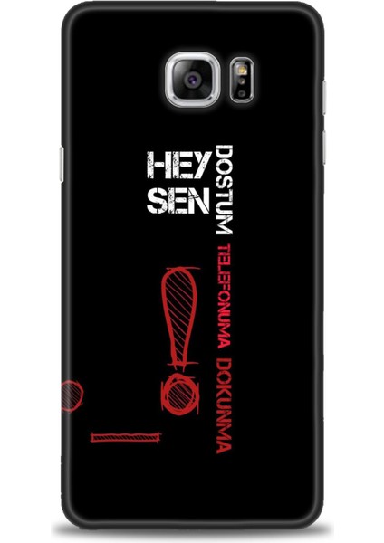Samsung Galaxy Note 5 Hd Baskılı Kılıf + Seramik Tam Kaplayan Ekran Koruyucu 392
